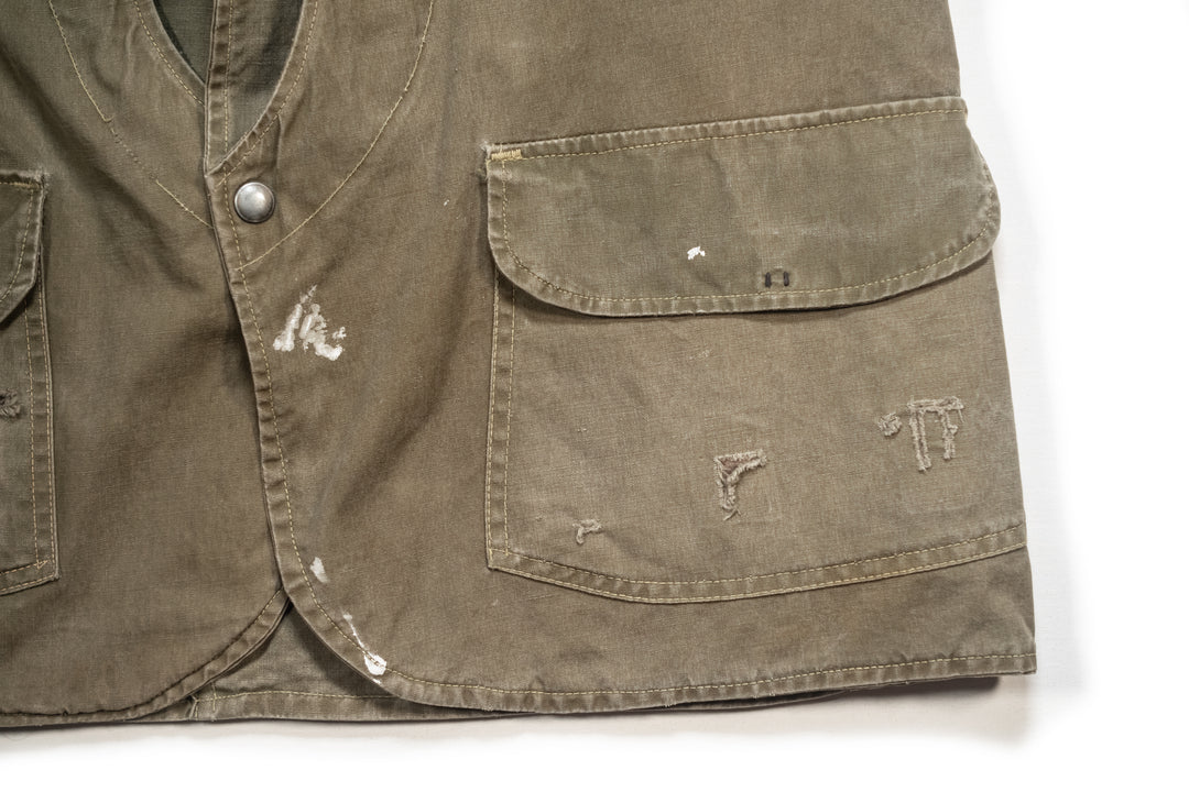 1940's-50's U.S Hunting Vest HINSON Half Moon.