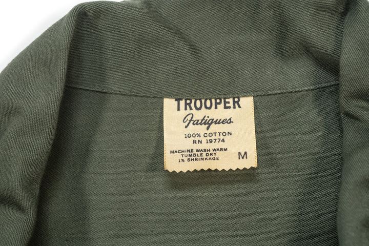 Vietnam War OG 107 Fatigue Shirt " TROOPER ".