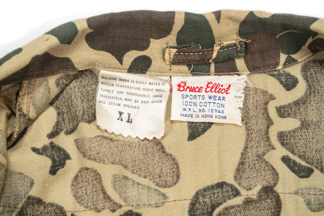 Vietnam War Jungle Jacket Duck Hunter Camouflage.