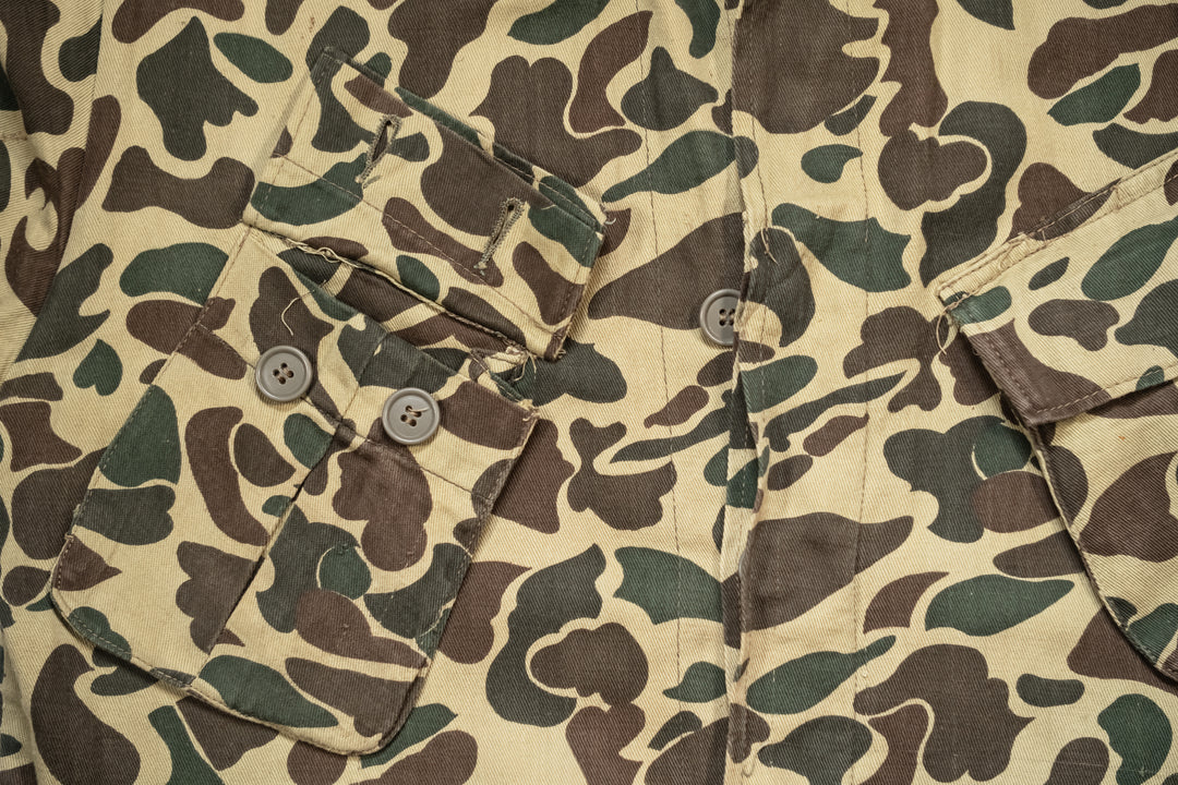 Vietnam War Jungle Jacket Duck Hunter Camouflage.