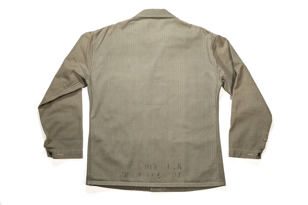 WW2 USMC P-1941 HBT Jacket Named.