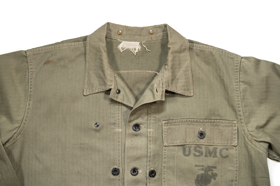 WW2 USMC P-1944 HBT Jacket.