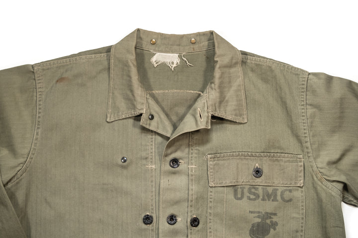 WW2 USMC P-1944 HBT Jacket.