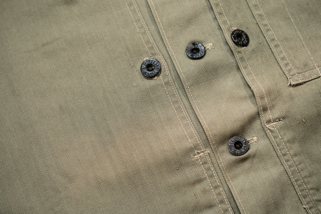 WW2 USMC P-1944 HBT Jacket.