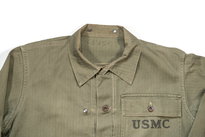 WW2 USMC P-1944 HBT Jacket.
