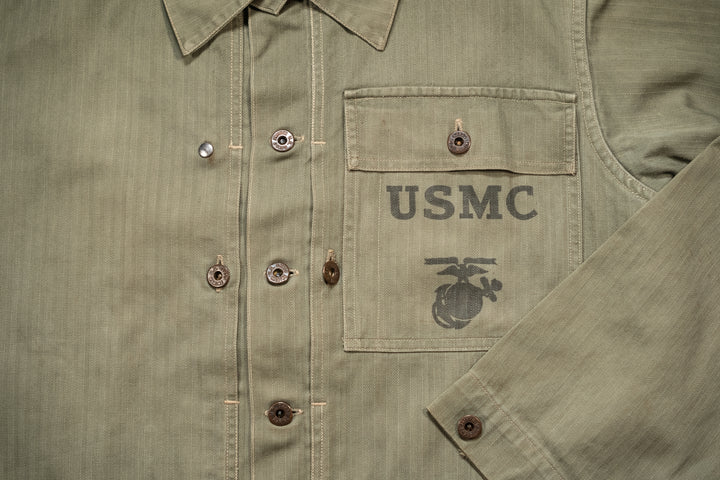 WW2 USMC P-1944 HBT Jacket.