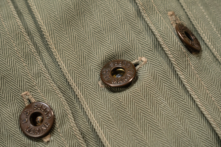 WW2 USMC P-1944 HBT Jacket.
