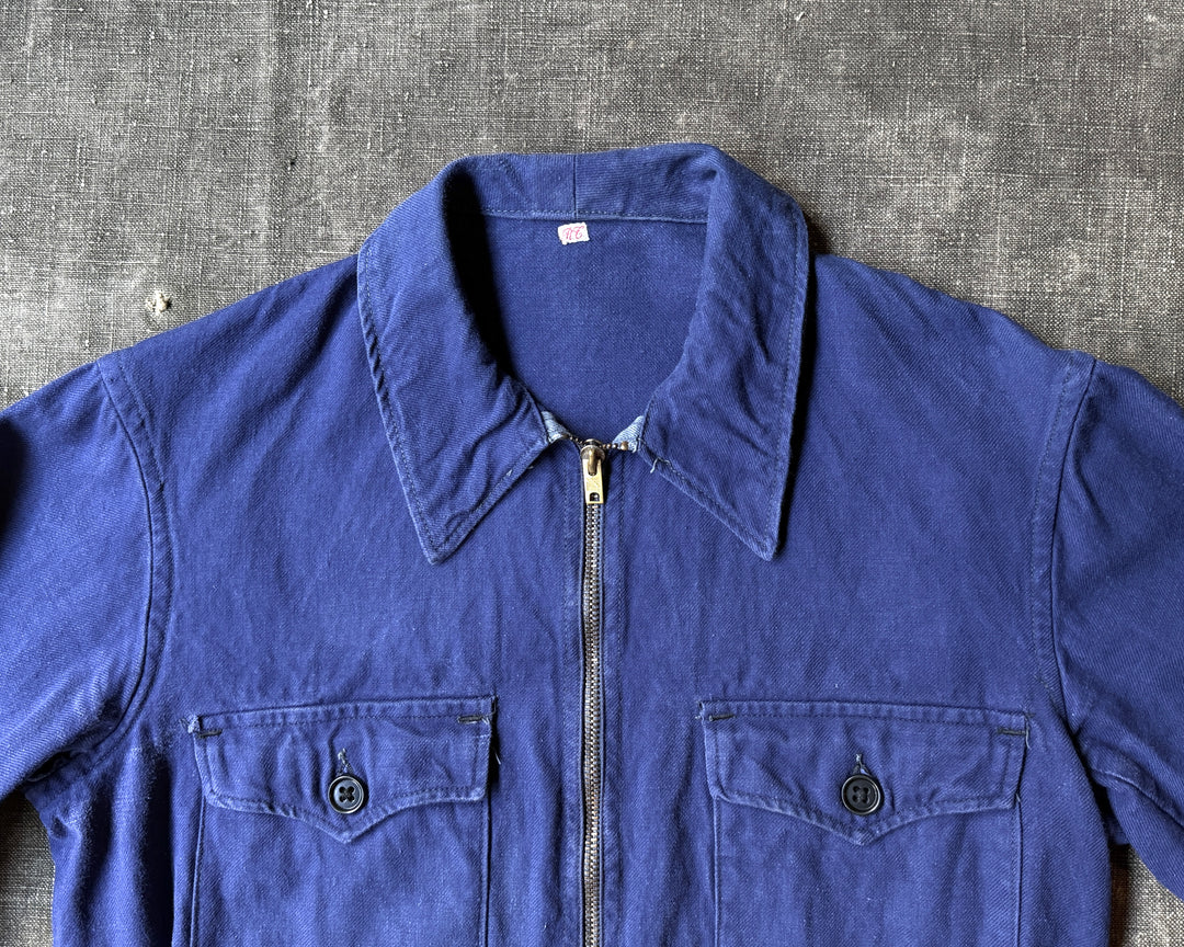 1940's French Chore Jacket " Cycliste ".