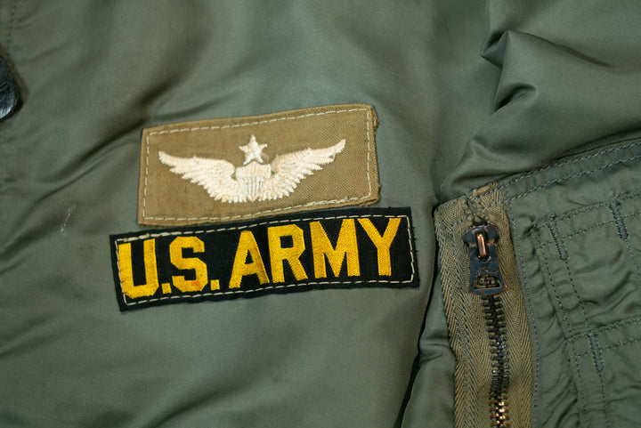 USAF Flight Jacket L-2B 1969 Vietnam Named & Patched.