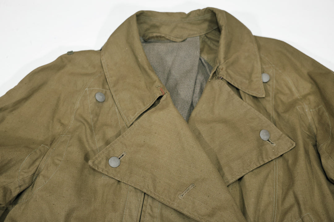 Rare WW2 German Tropical Motorcycle Coat.